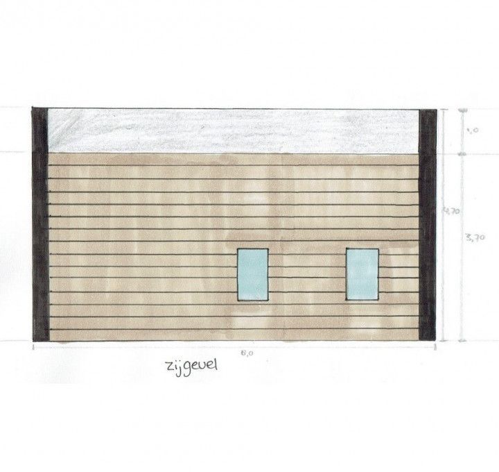 tiny house zijgevel 2